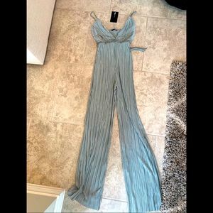 Long metallic jumpsuit BRAND NEW